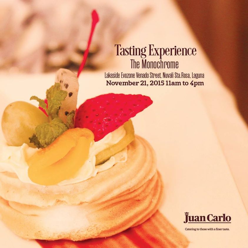 Juan Carlo the Caterer Food Tasting event