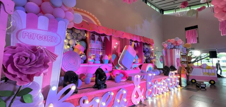 A Colorful Candyland Themed Birthday Party