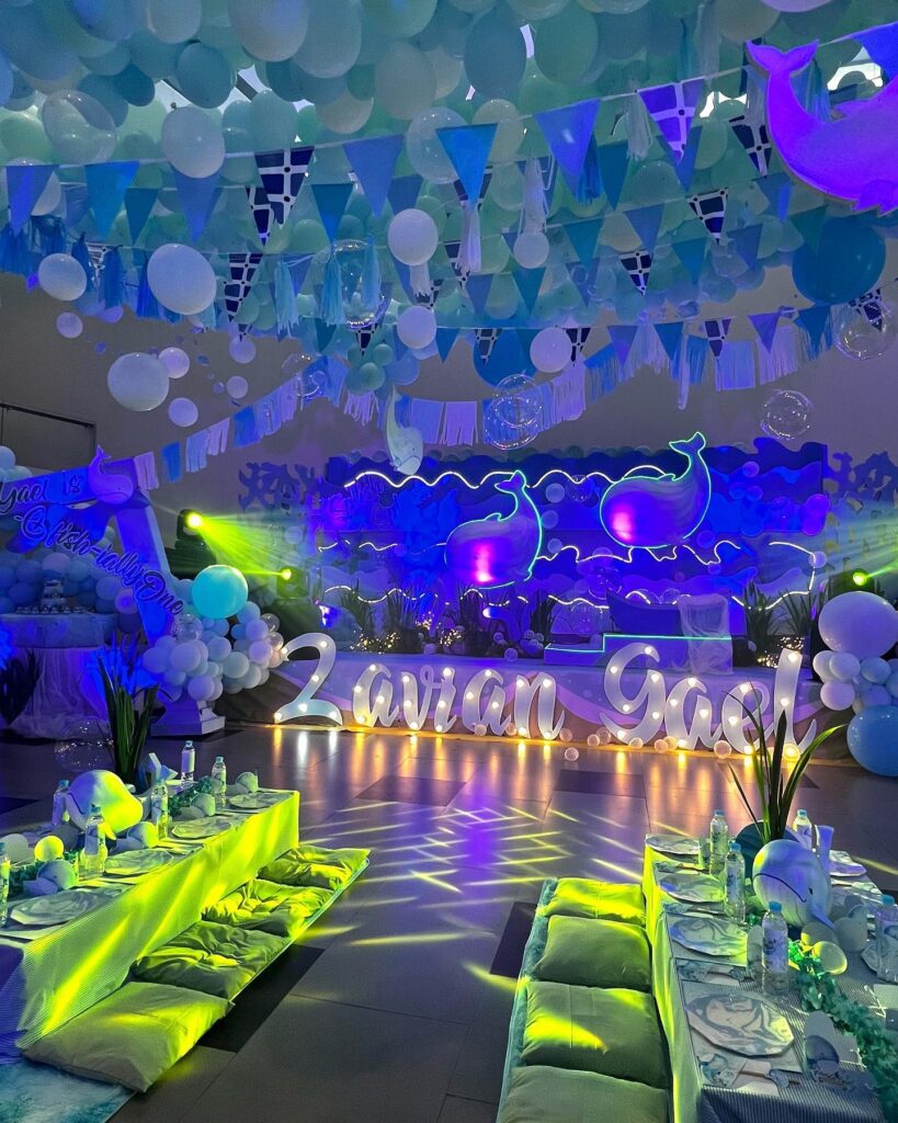 An Unforgettable Underwater Themed First Birthday Party for Zavian Gael! –  The Monochrome