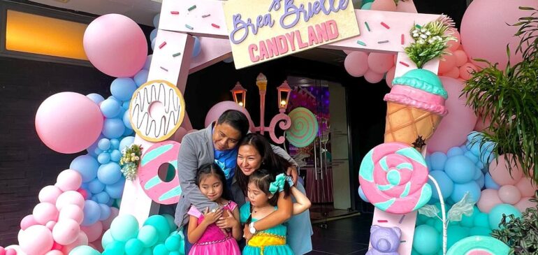A colorful Candyland themed birthday party for Princess Brea and Princess Brielle!